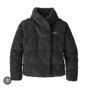 NWT Patagonia Women's Deep Pile Puffer Jacket - down filled. Black
